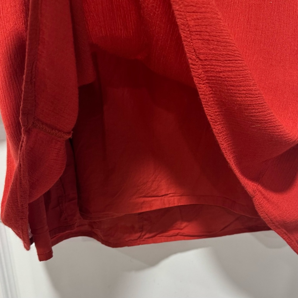 Altar'd State Red Embroidered Tunic - Picture 8 of 12